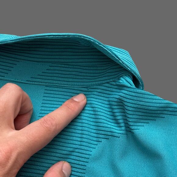 Nike Dri-FIT ADV Tour Camo Golf Polo M-Tall Teal Blue NWT DR5312-381 - Picture 9 of 10